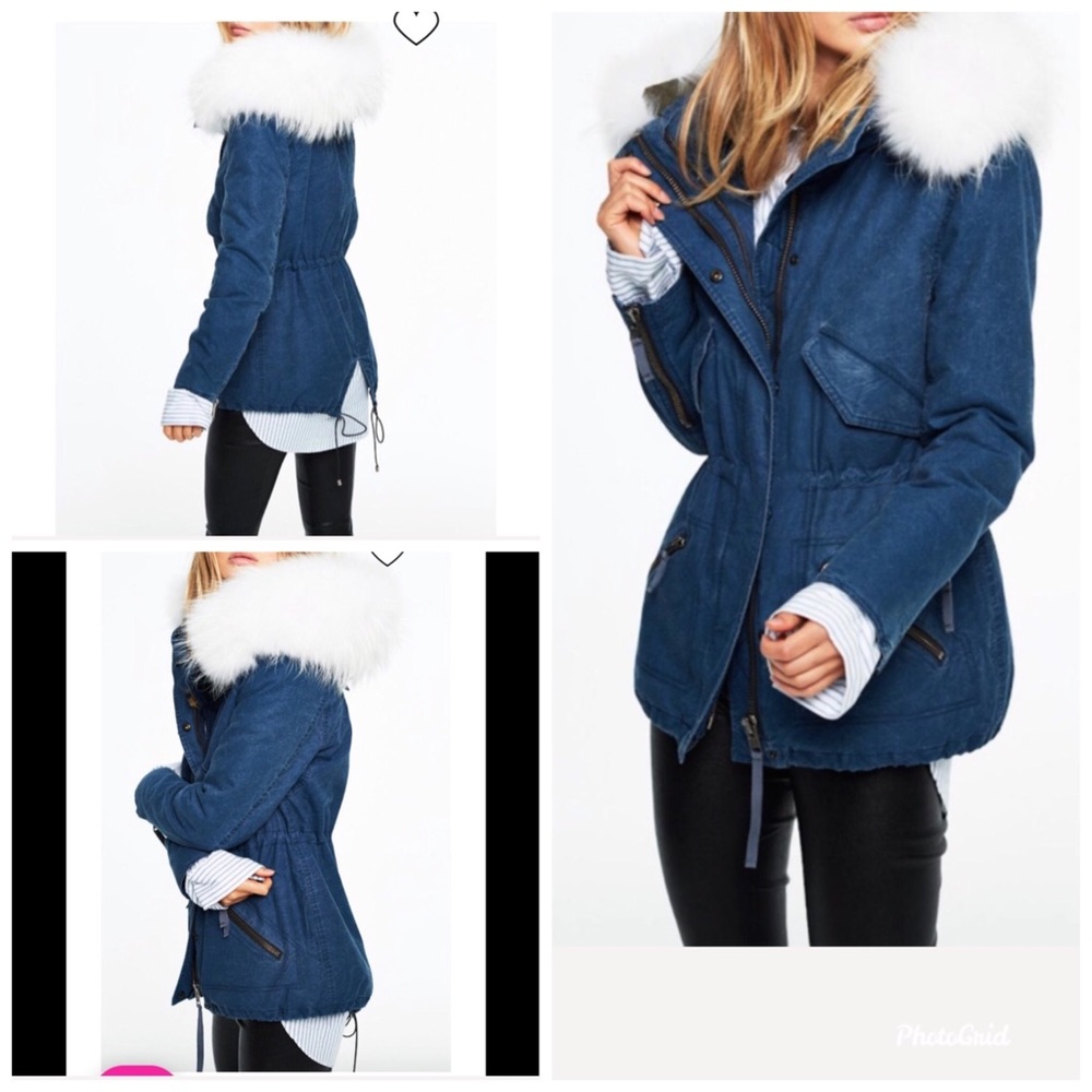 SAM. Denim Mini Hudson Parka